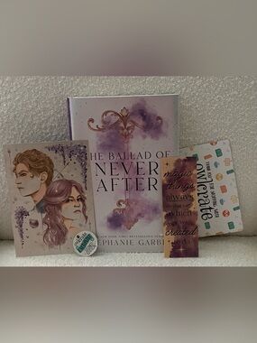 Stephanie Garber The Ballad Of Never After - Owlcrate Exclusive - Signed Book
